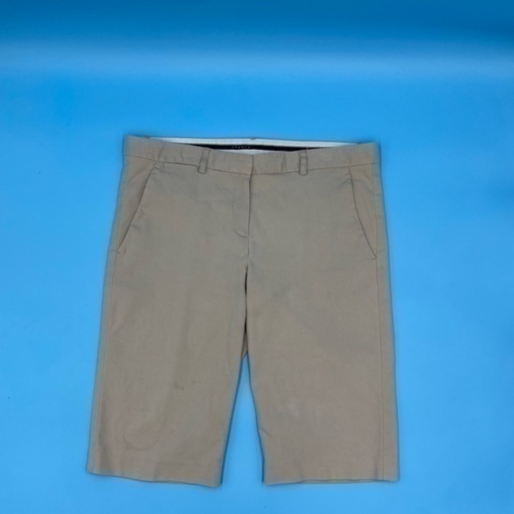 Theory Khaki Capri Shorts